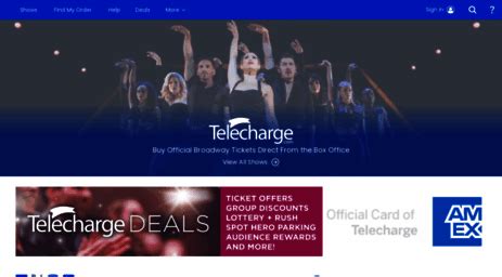 telecharge offers.